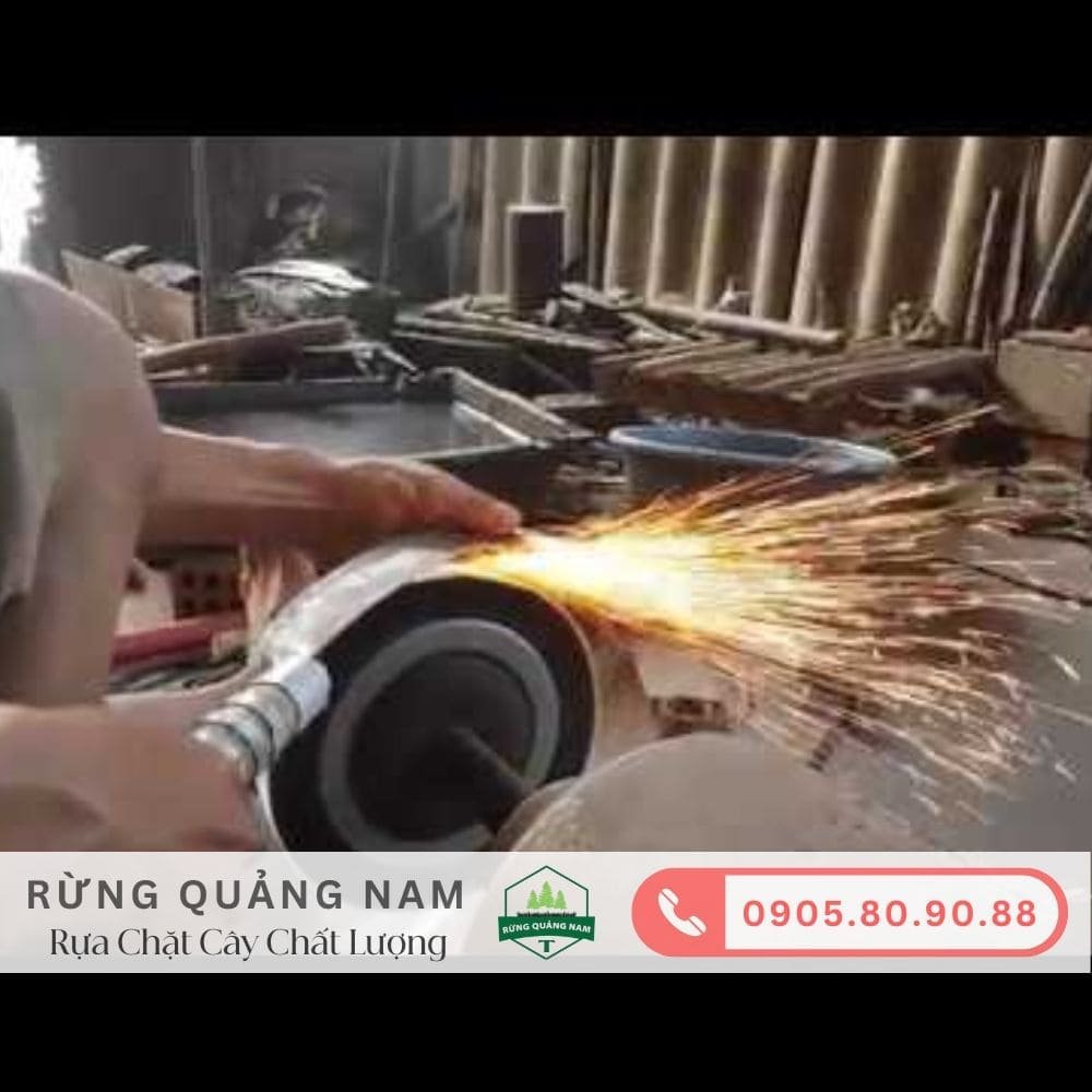 Hướng dẫn cách mài rựa chặt cây sắc bén như mới