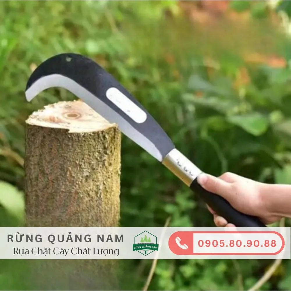 dao quắm chặt cây dao quắm chặt cây